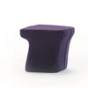 Purple stool on a white background